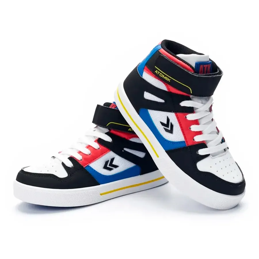 Imagen 3 de 4 de Zapatillas Atomik Spin-NEGRO/BLANCO/AZUL
