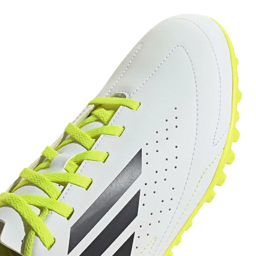 Imagen 5 de 7 de Botines adidas Deportivo III Tf-BLANCO/NEGRO/AMARILLO FLUOR