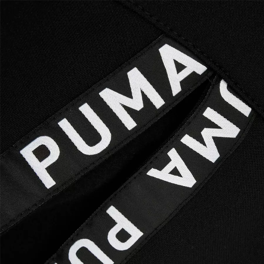 Imagen 2 de 5 de Buzo Puma Train Pwr Fleece-NEGRO/BLANCO