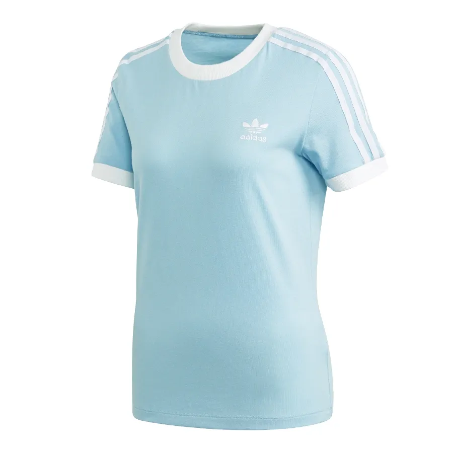 Imagen 1 de 3 de Remera adidas originals 3 Stripes-CELESTE/BLANCO