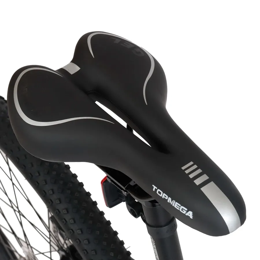 Imagen 4 de 8 de TopMega Mountain Bike Sunshine Aluminio R29 21vel-CELESTE/FUCSIA