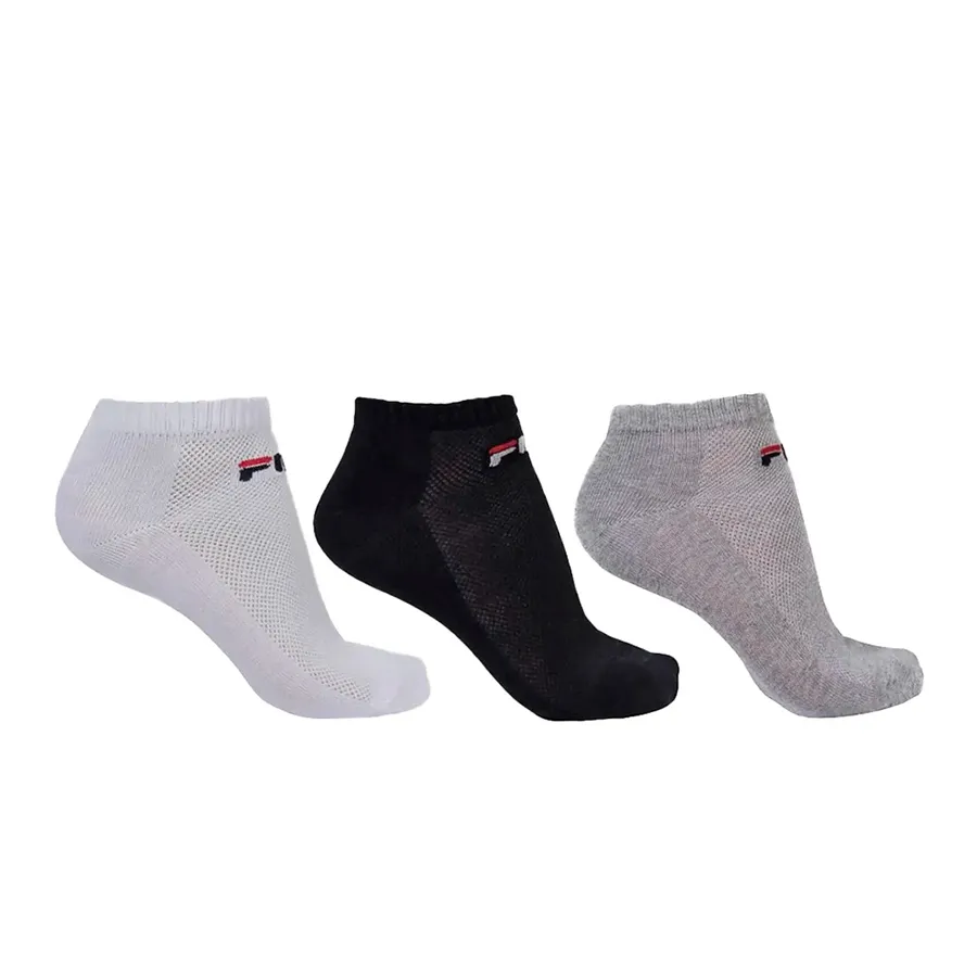 Imagen 0 de 1 de Medias Fila Caño Curto Pack x3-BLANCO/GRIS/NEGRO