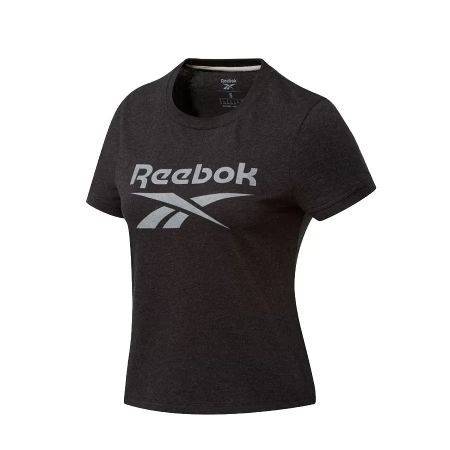Imagen 5 de 6 de Remera Reebok Texture Logo-NEGRO