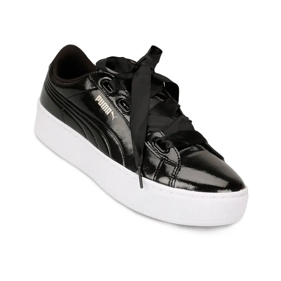 Imagen 3 de 4 de Zapatillas Puma Vikky Stacked Ribbon P Ad-NEGRO/BLANCO