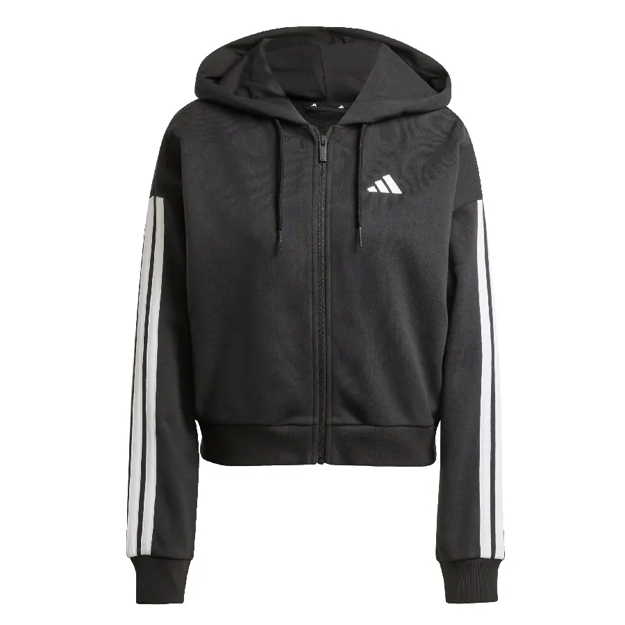 Imagen 1 de 4 de Campera adidas Essentials French Terry 3 Tiras-NEGRO