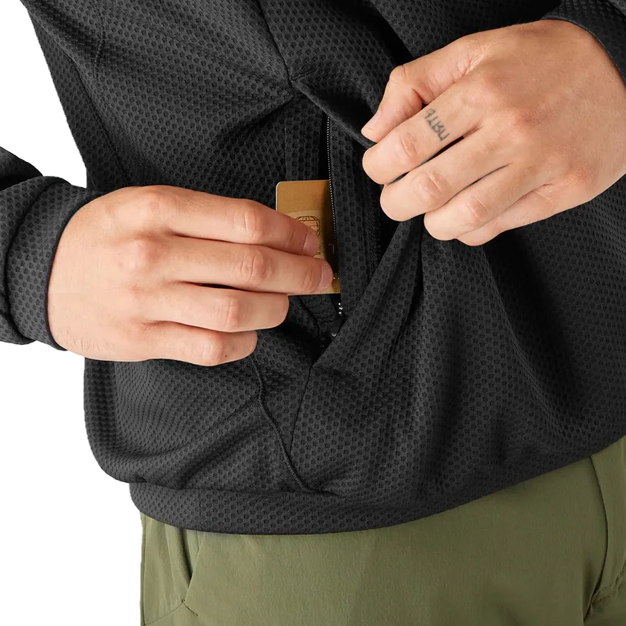 Imagen 4 de 8 de Buzo Salomon Motomesh Crewneck-NEGRO