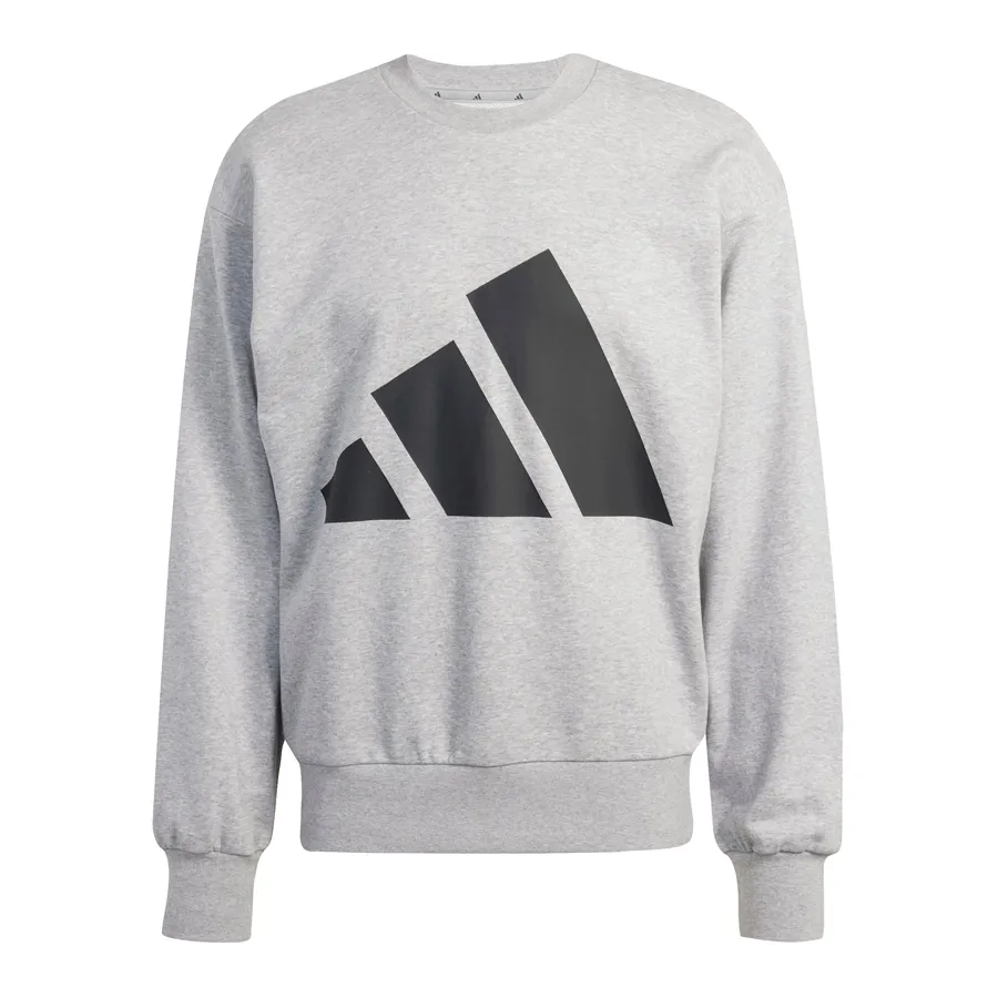 Imagen 4 de 6 de Buzo adidas Essentials Big Logo French Terry-GRIS/NEGRO
