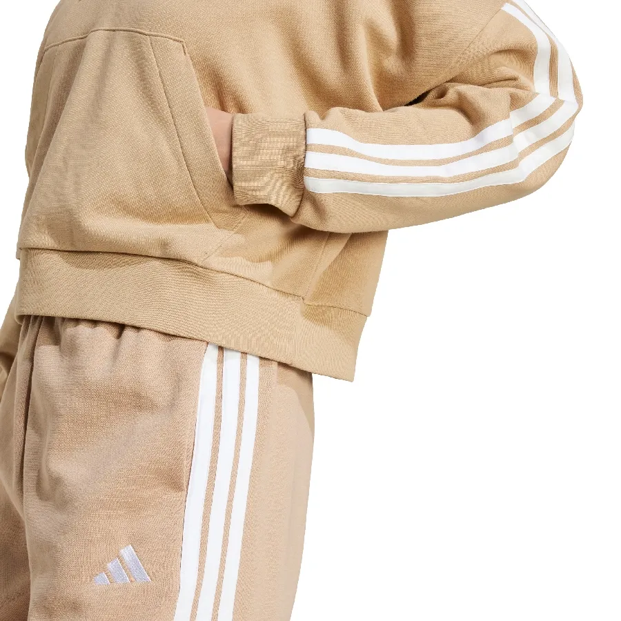 Imagen 3 de 4 de Buzo adidas Essentials 3 Stripes-BEIGE
