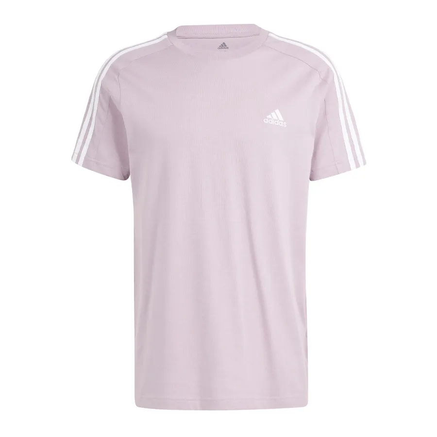 Imagen 5 de 6 de Remera adidas Essentials 3 Stripes-LILA/BLANCO