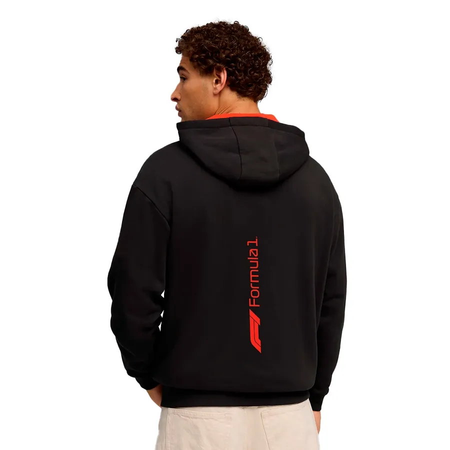 Imagen 1 de 4 de Campera Puma F1 Essential+-NEGRO/ROJO