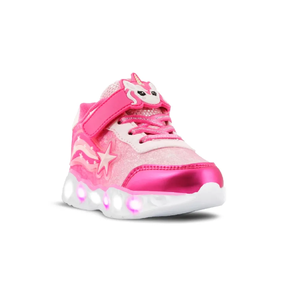Imagen 1 de 3 de Zapatillas Footy Mini Super Star Con Luz Led-ROSA/BLANCO