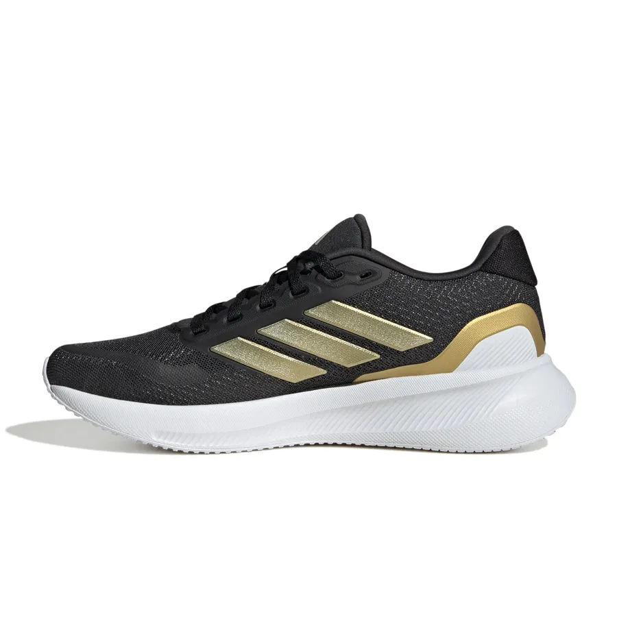 Imagen 2 de 8 de Zapatillas adidas Runfalcon 5-NEGRO/DORADO/BLANCO