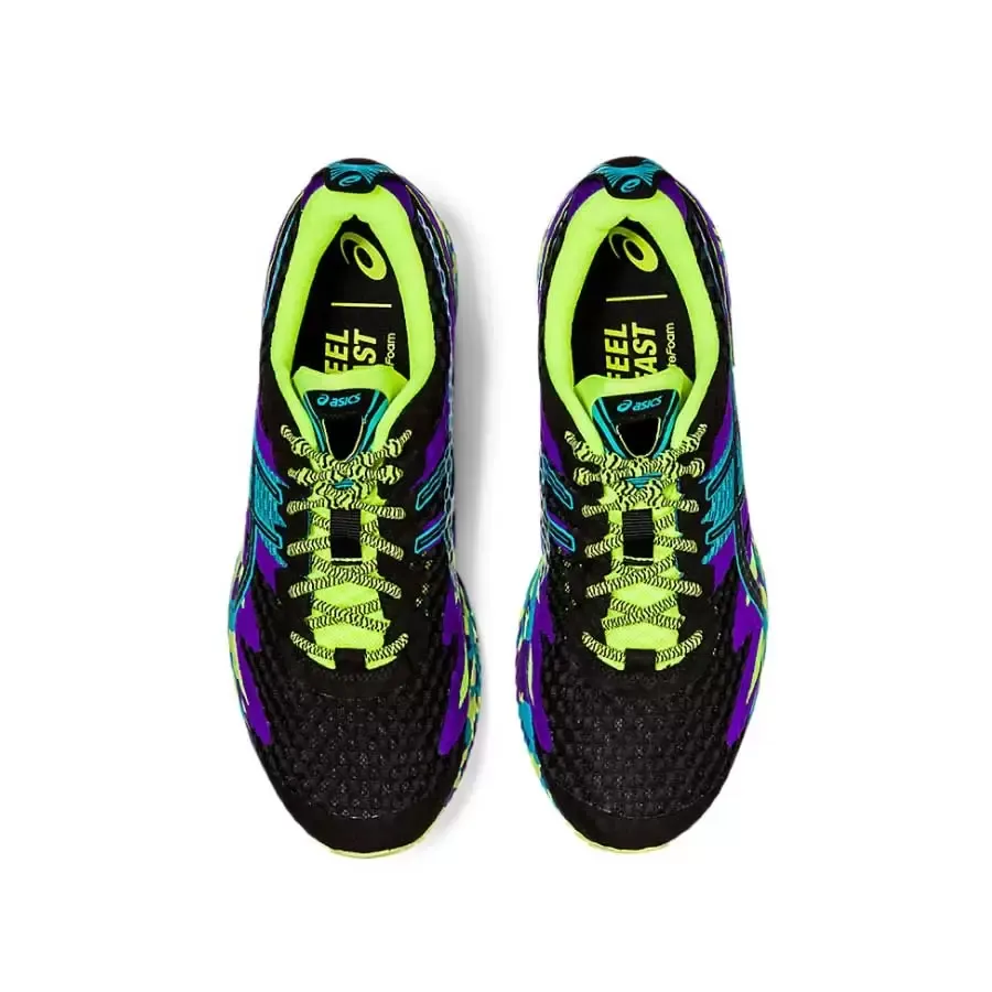 Imagen 3 de 5 de Zapatillas Asics Gel Noosa Tri 12-NEGRO/LIMA/VIOLETA
