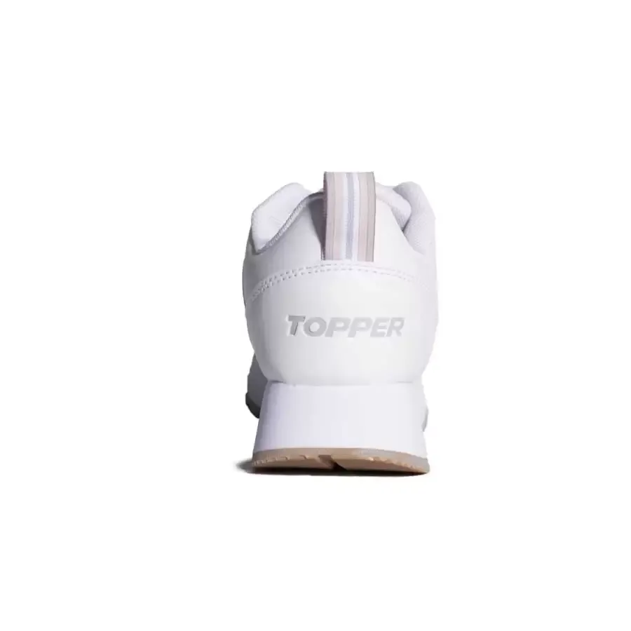 Imagen 3 de 5 de Zapatillas Topper T 350 W Wedge-BLANCO/GRIS/ROSA