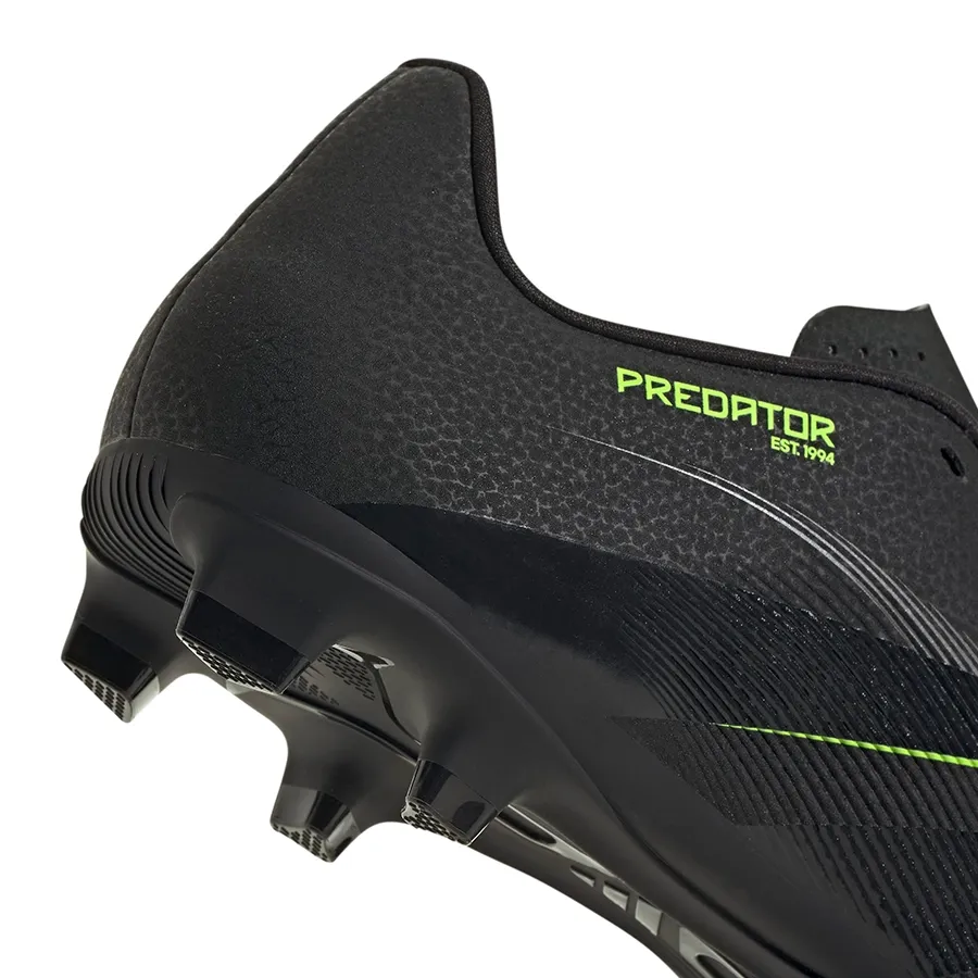 Imagen 3 de 7 de Botines adidas Predator Club Fg/Mg-NEGRO/VERDE FLUOR