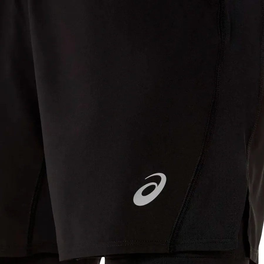 Imagen 5 de 6 de Short Asics Silver 2 en 1-NEGRO
