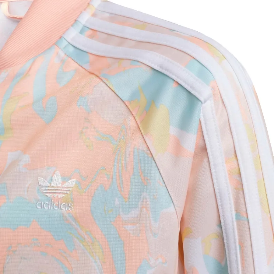 Imagen 3 de 5 de Campera adidas originals Marmóreo-SALMON/BLANCO/MULTICOLOR