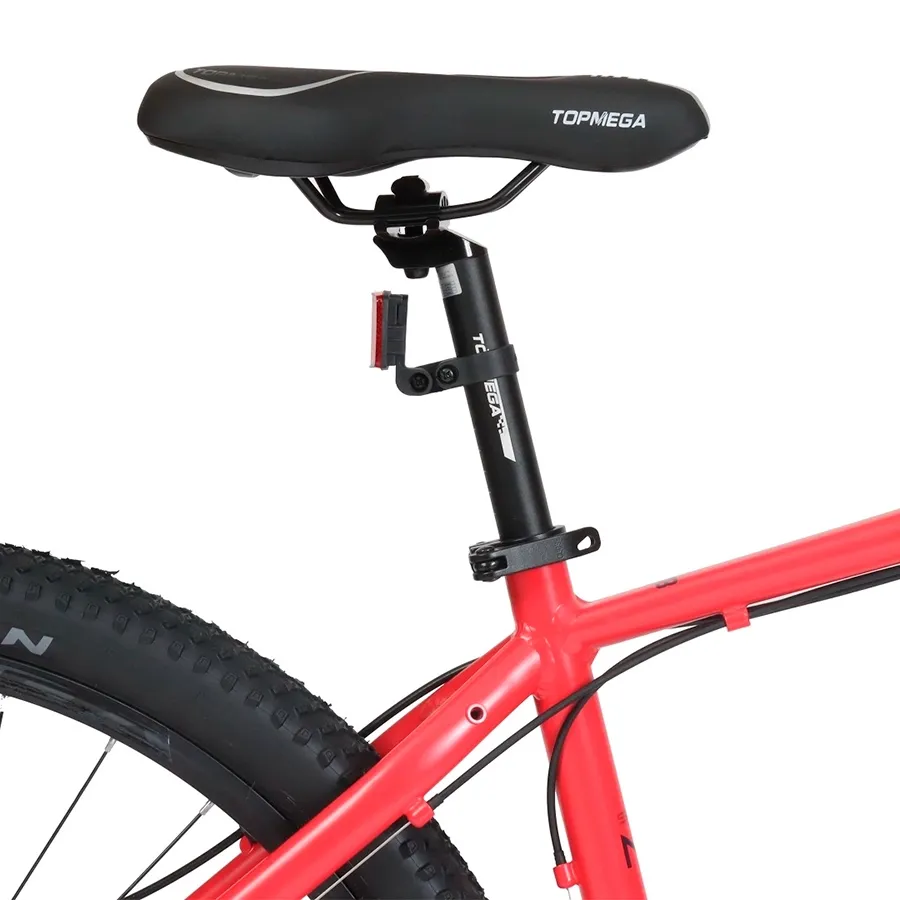 Imagen 3 de 8 de TopMega Mountain Bike Sunshine Aluminio R29 21vel-CORAL/VIOLETA