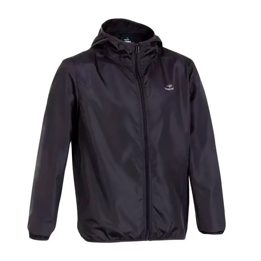 Imagen 0 de 2 de Campera Topper Rompeviento Mns Open-NEGRO