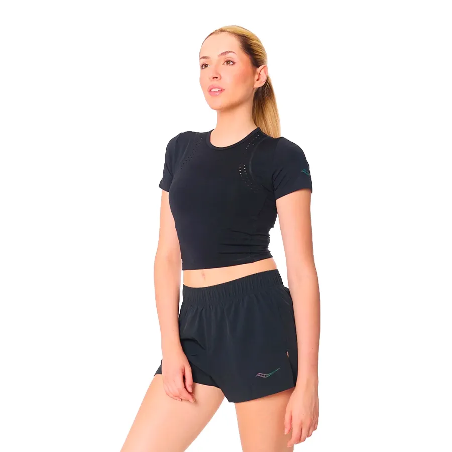 Imagen 1 de 3 de Remera Saucony Explorer TR-NEGRO