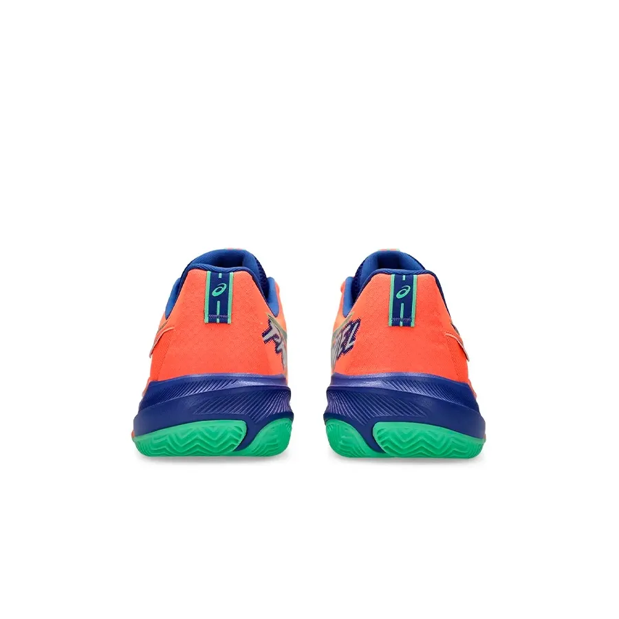 Imagen 6 de 7 de Zapatillas Asics Gel Challenger 15 Padel-CORAL/AZUL/VERDE FLUOR