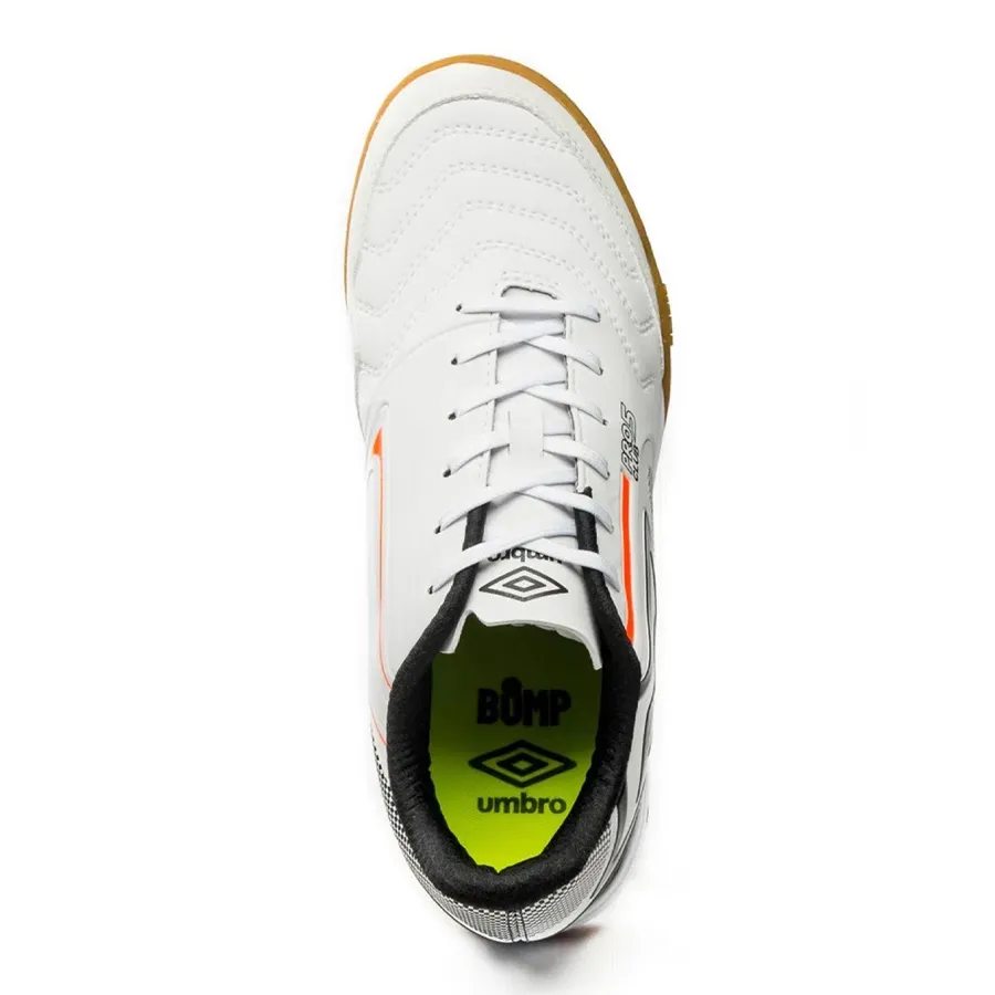 Imagen 3 de 5 de Botines Umbro Botín Sala Pro 5 Bump Club-BLANCO/NEGRO/NARANJA