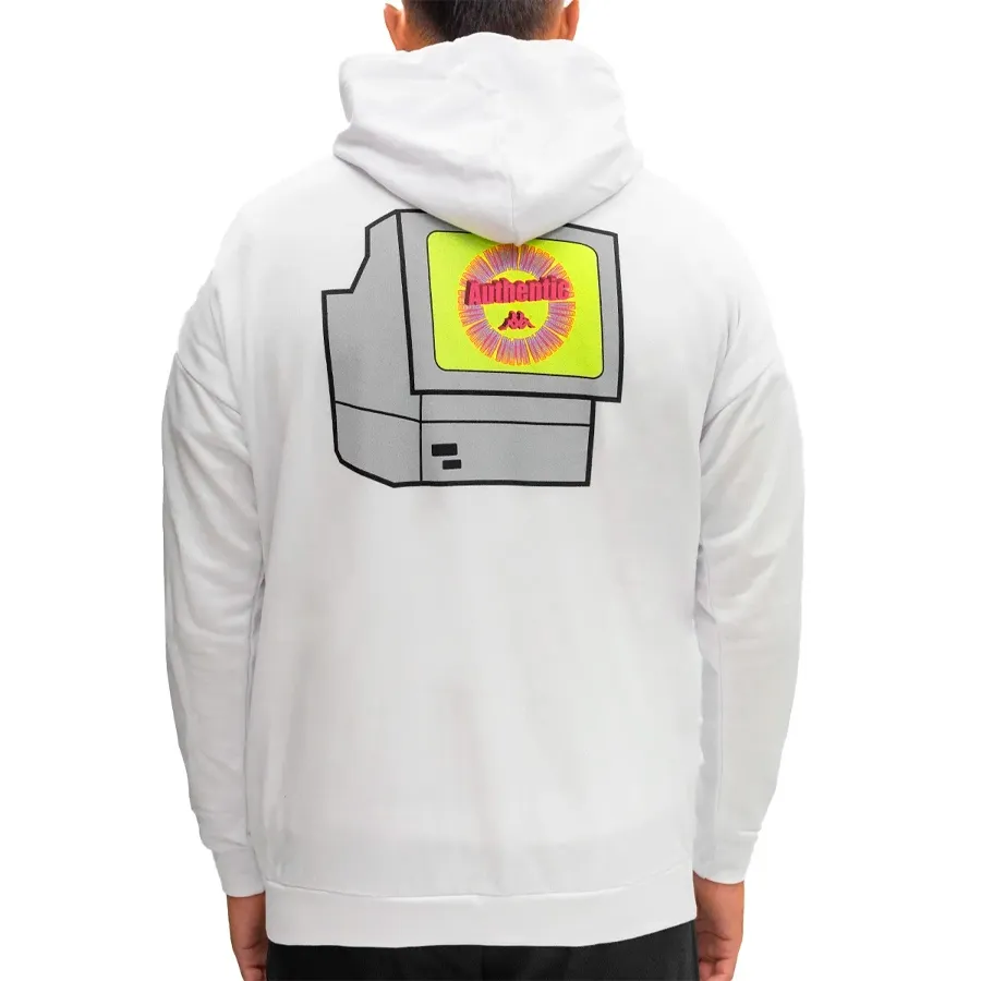 Imagen 2 de 3 de Buzo Kappa Authentic Graphik-BLANCO/CELESTE