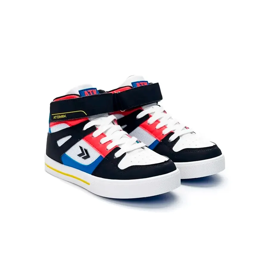 Imagen 1 de 4 de Zapatillas Atomik Spin-NEGRO/BLANCO/AZUL