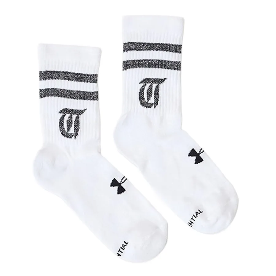 Imagen 1 de 2 de Medias Under Armour Scrunch Crew Tini-BLANCO