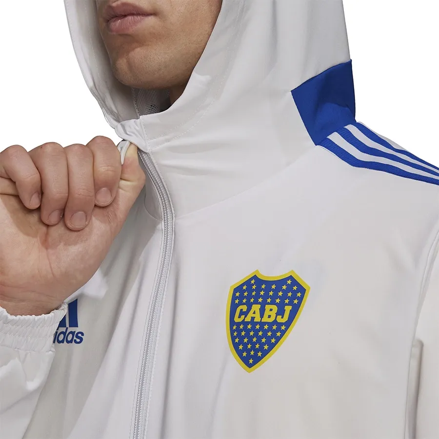 Imagen 3 de 5 de Campera adidas Presentación Tiro Boca Juniors-BLANCO/AZUL/AMARILLO