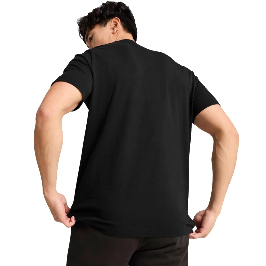 Imagen 3 de 4 de Remera Puma Essential Tape Tee-NEGRO