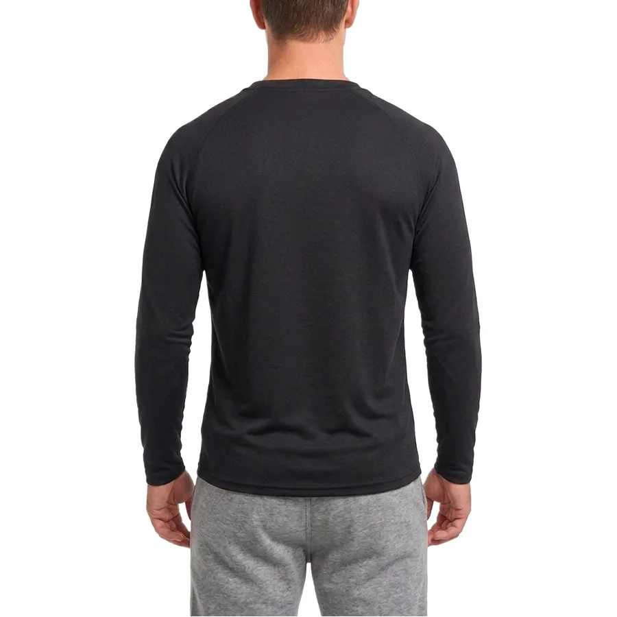 Imagen 2 de 4 de Remera Termica Kamp Remera Térmica Hombre 26-NEGRO