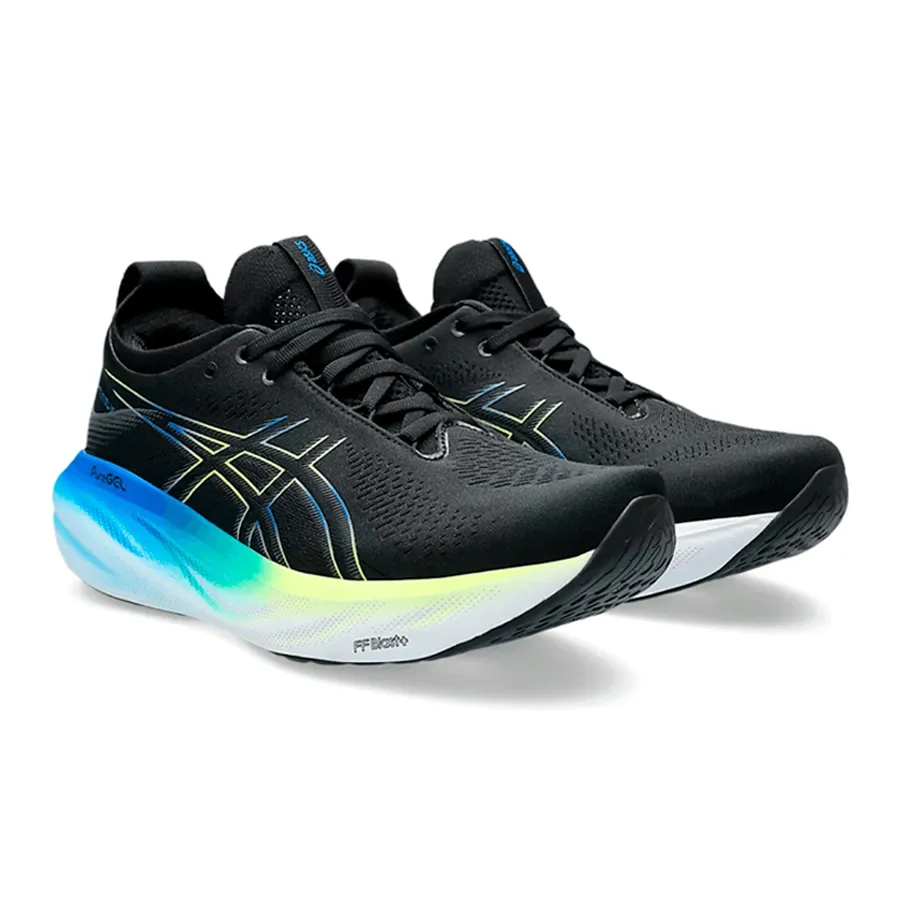 Imagen 2 de 6 de Zapatillas Asics Gel Nimbus 25-NEGRO/AZUL/AMARILLO