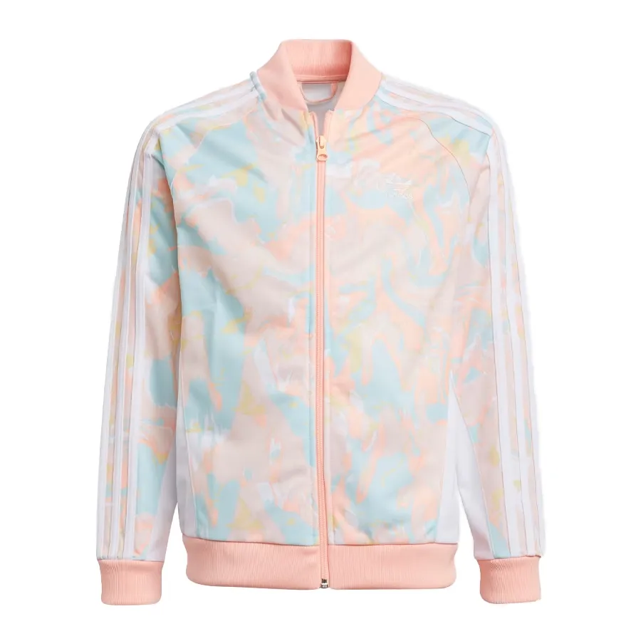 Imagen 0 de 5 de Campera adidas originals Marmóreo-SALMON/BLANCO/MULTICOLOR