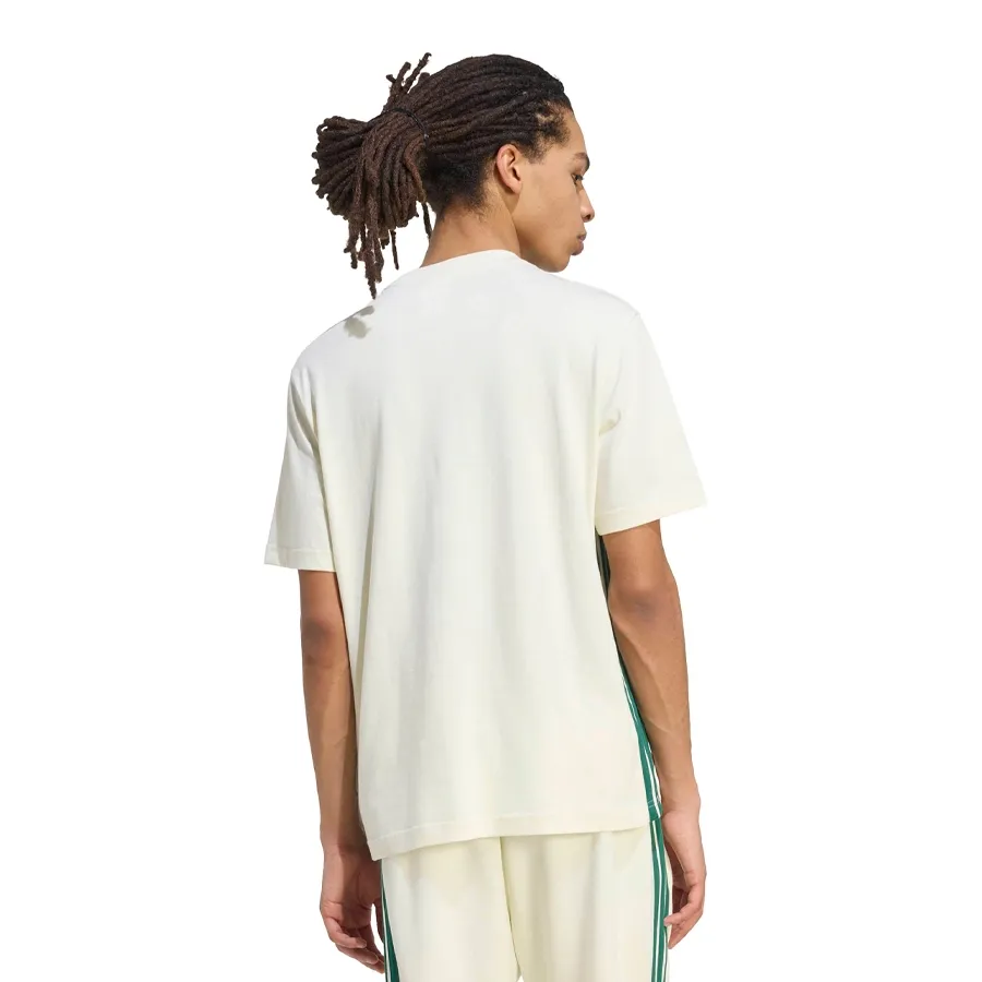 Imagen 1 de 5 de Remera adidas Essentials 3 Tiras-CRUDO/VERDE