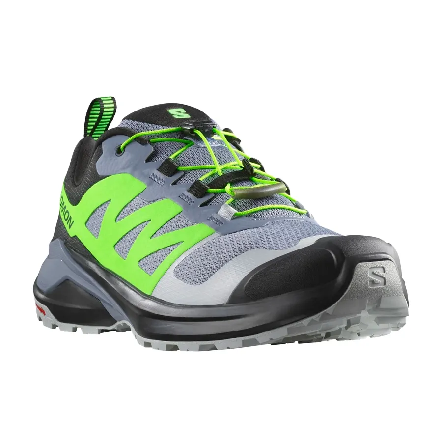 Imagen 2 de 5 de Zapatillas Salomon X Adventure-GRIS/NEGRO/VERDE FLUOR