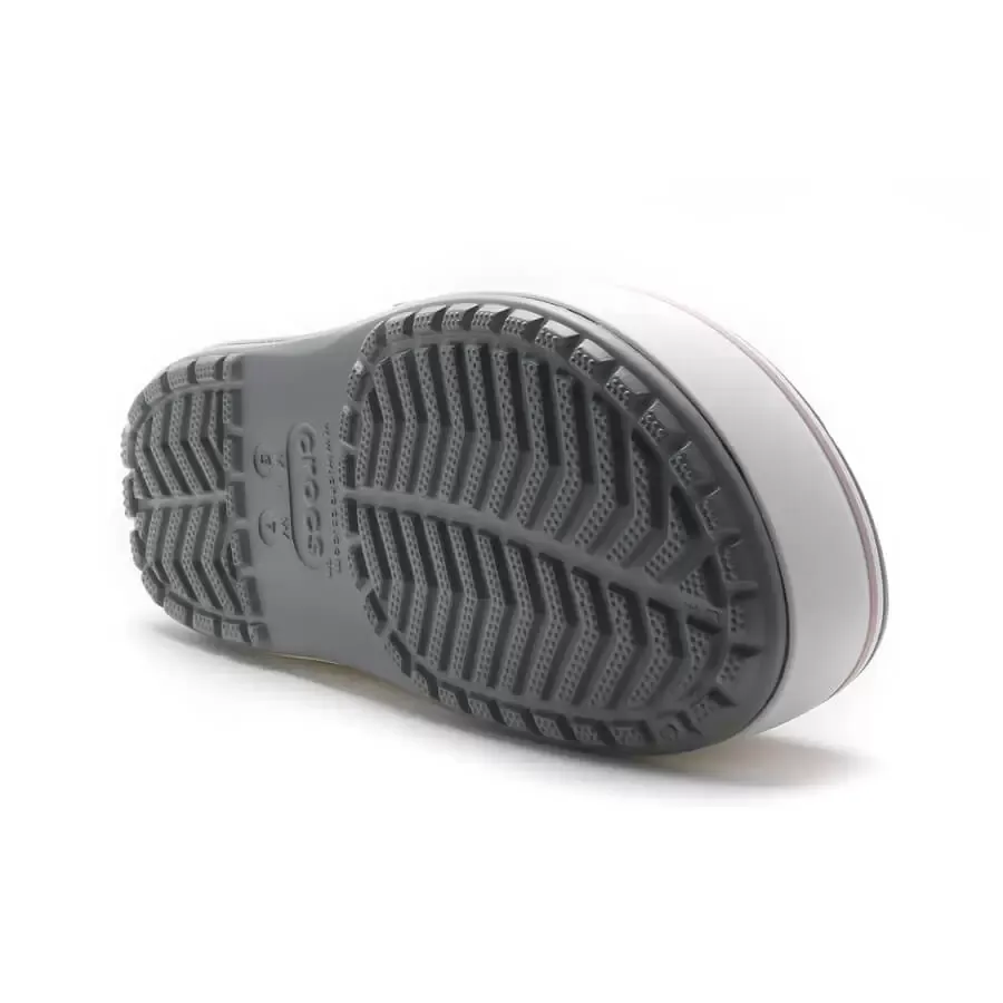 Imagen 3 de 4 de Ojotas Crocs Crocband Platform Clog-GRIS/ROSA