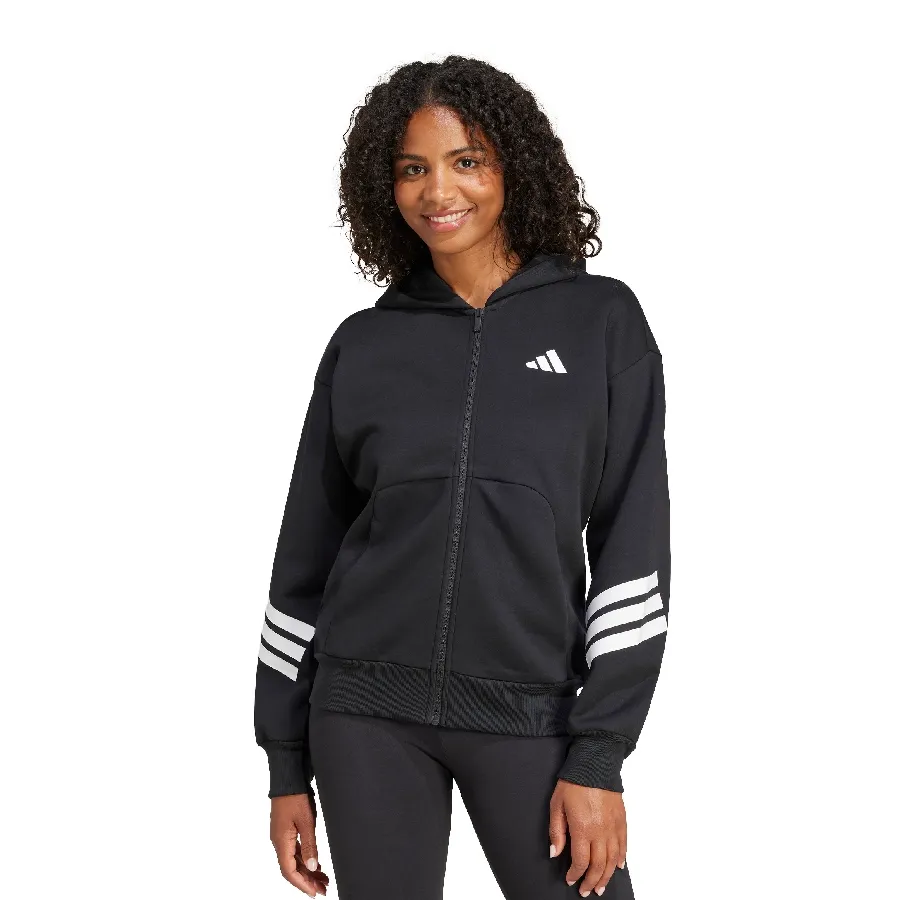 Imagen 0 de 5 de Campera adidas Future Icons 3 Tiras-NEGRO/BLANCO