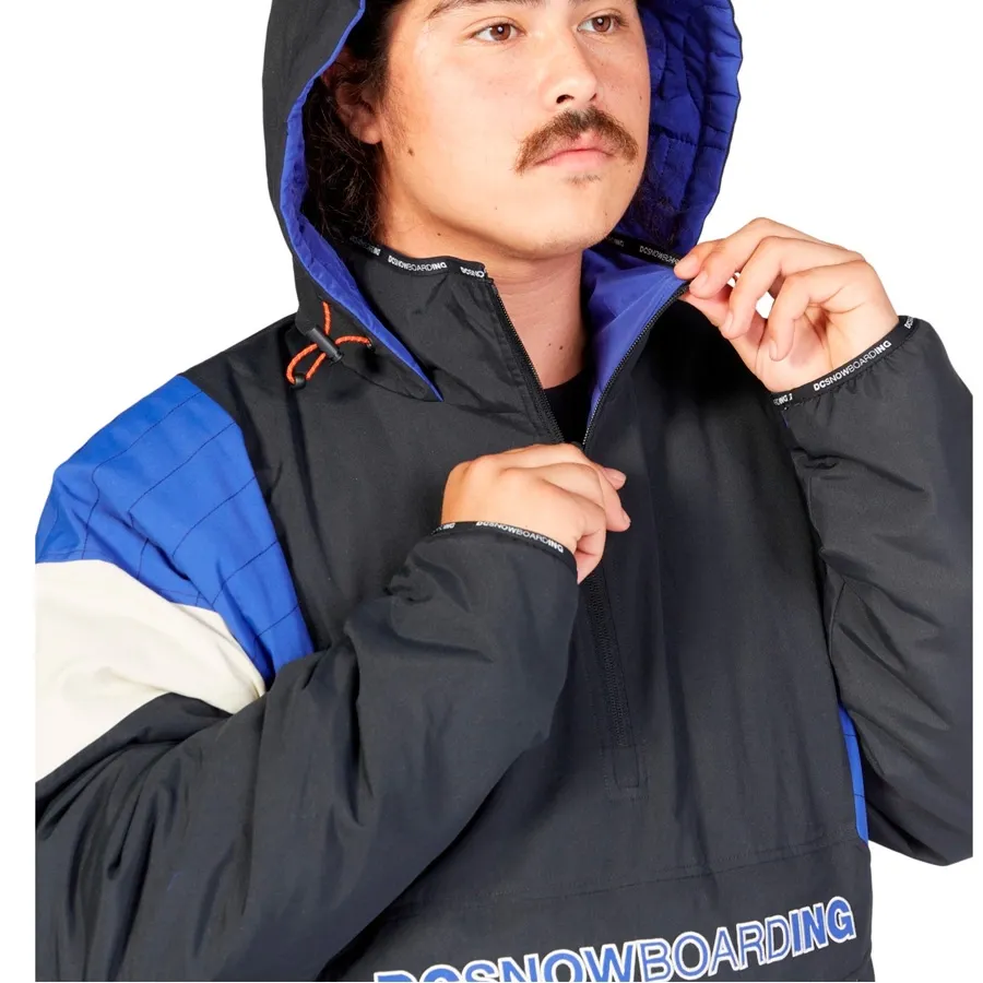 Imagen 3 de 8 de Buzo Dc Snow Transition Rev Anorak-NEGRO/AZUL/NATURAL