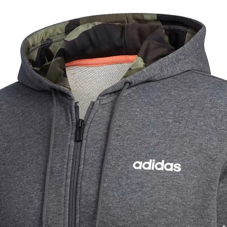 Imagen 2 de 3 de Campera adidas Aop Fast And Confident-GRIS/CAMUFLADO