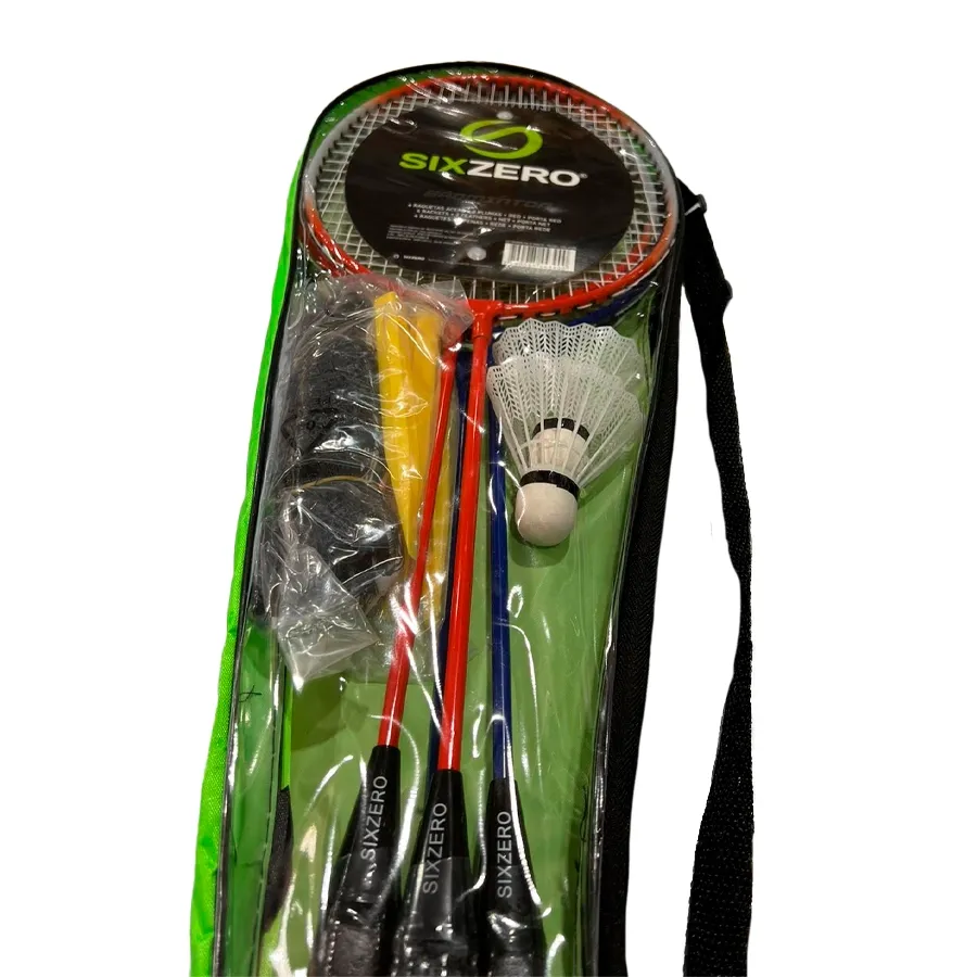 Imagen 0 de 4 de Set Badminton Sixzero 21-AZUL/ROJO