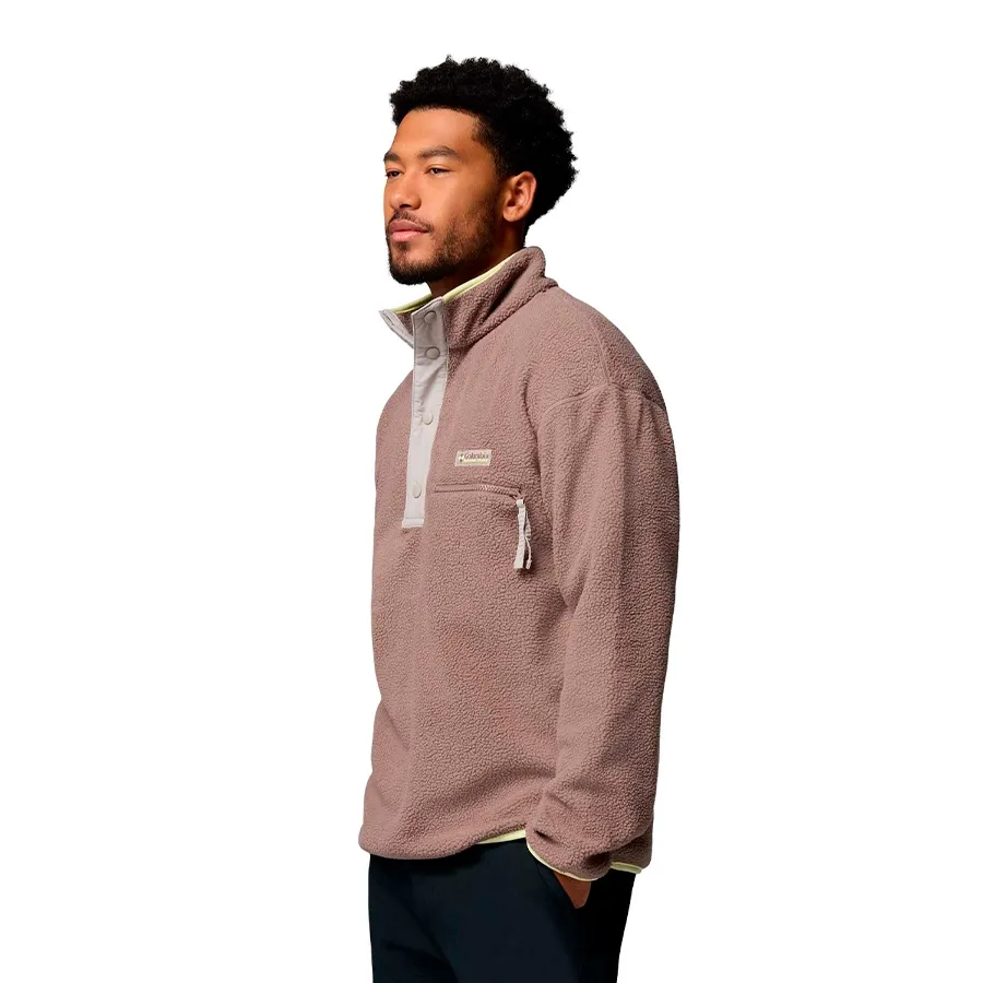 Imagen 1 de 4 de Buzo Columbia Helvetia II Half Snap Fleece-MARRON