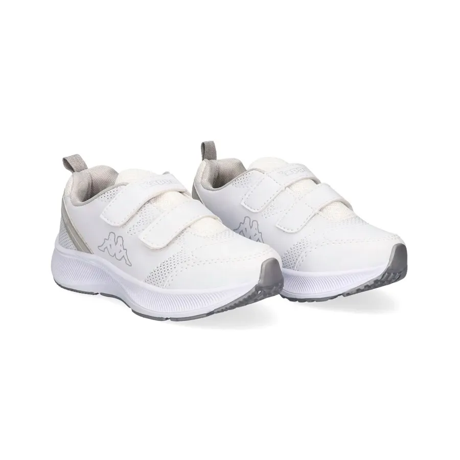 Imagen 1 de 5 de Zapatillas Kappa Break Kids Velcro-BLANCO