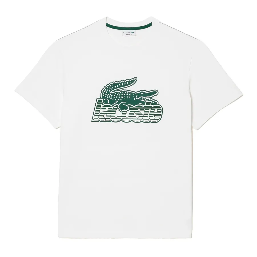 Imagen 0 de 4 de Remera Lacoste -BLANCO/VERDE