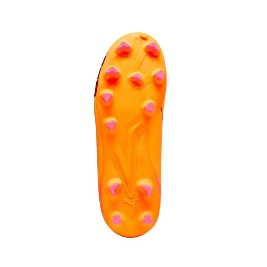 Imagen 3 de 4 de Botines Puma Ultra Play Fg Ag Jr-NARANJA FLUOR/NEGRO/ROSA