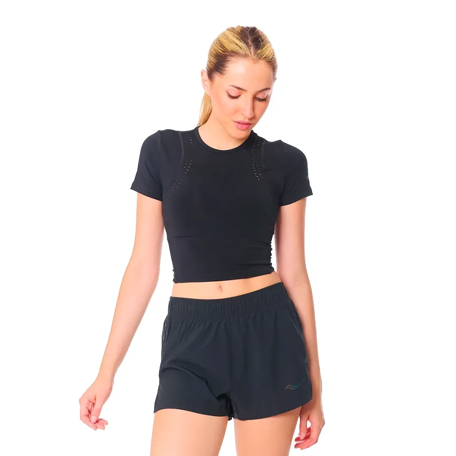 Imagen 0 de 3 de Remera Saucony Explorer TR-NEGRO