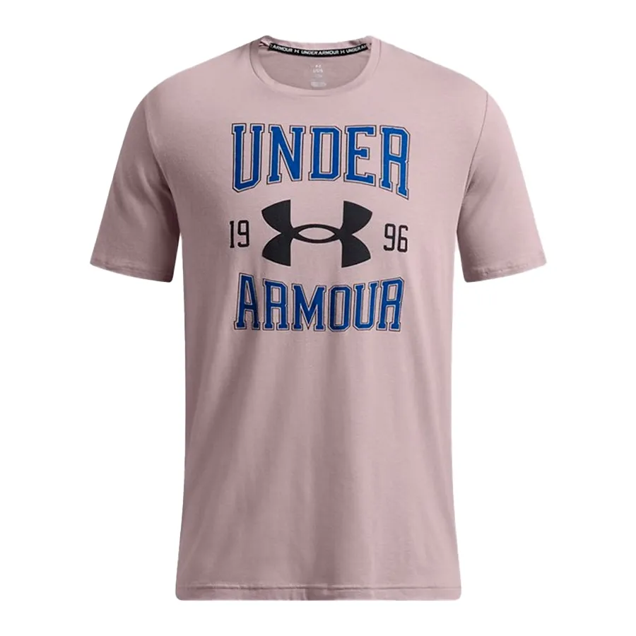 Imagen 2 de 4 de Remera Under Armour Vintage Logo-GRIS/AZUL/NEGRO
