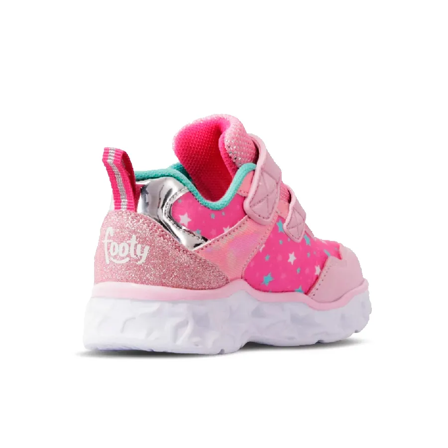 Imagen 1 de 3 de Zapatillas Footy Mini Little Golden-FUCSIA/ROSA/VERDE AGUA