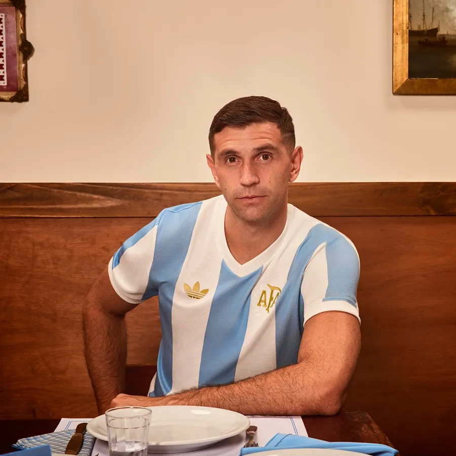 Imagen 5 de 6 de Camiseta adidas originals Aniversario Argentina 50 Años Afa-BLANCO/CELESTE