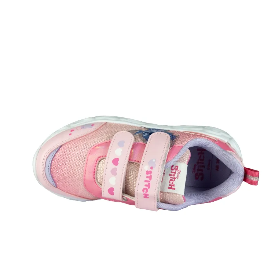 Imagen 3 de 5 de Zapatillas Footy Pro Stitch C/luz led-ROSA/FUCSIA/LILA